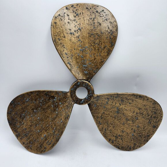 Hobby Lobby Other - Boat Propeller 3 Round Blade Rustic Looking Metal Wall Decor 14 Inch